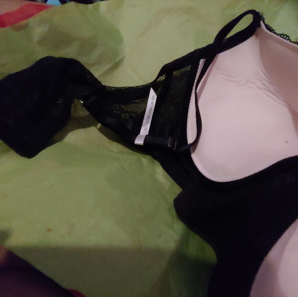 ❤Daisy Fuentes Lovely Floral Mesh Padded Bra NWOT - Picture 7 of 8